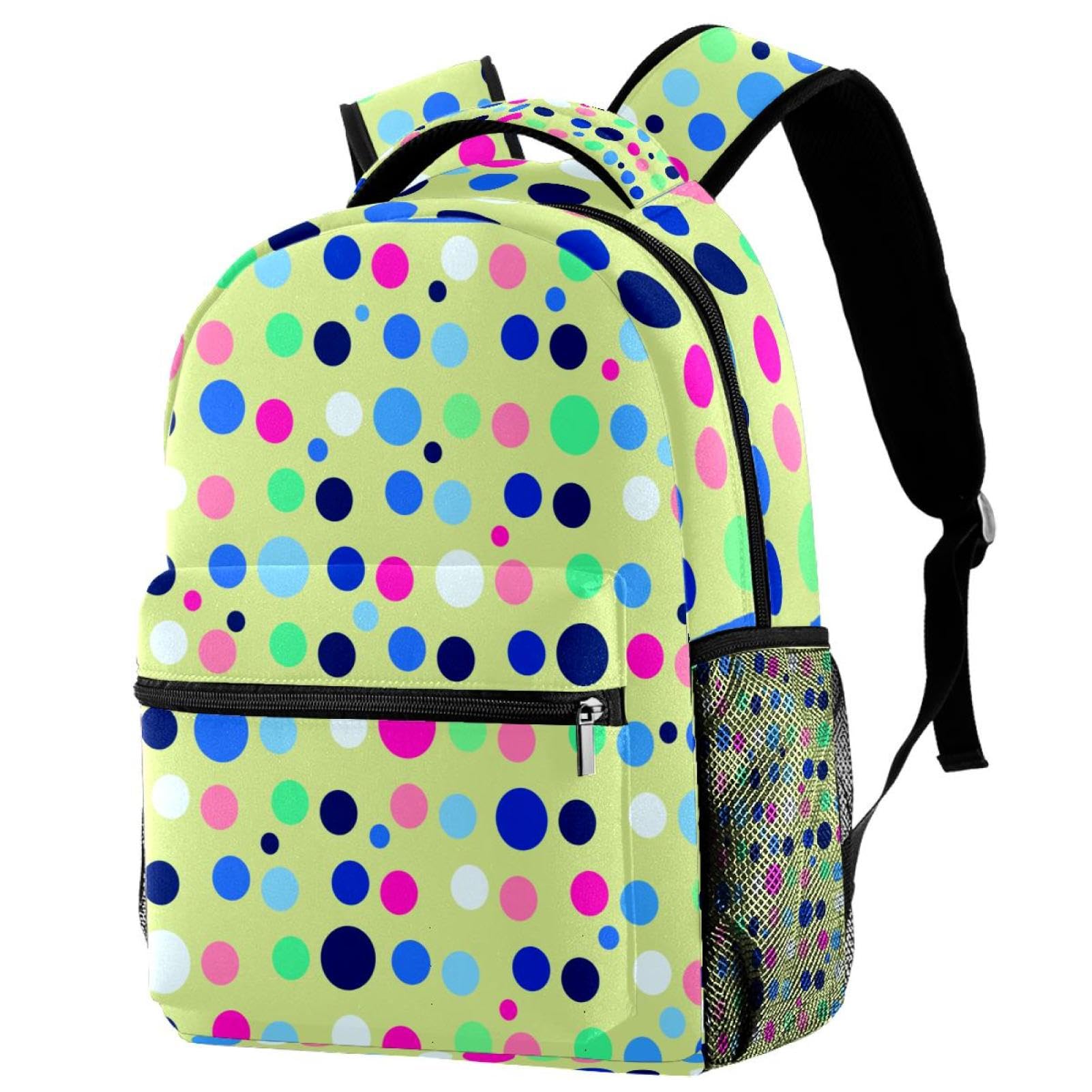 Sac à dos d'école et voyage multicolore pour filles et garçons - 7