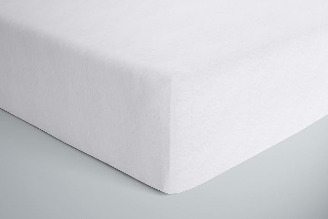 Night Comfort Waterproof Terry Towel Mattress Topper Protector, Single - Quilted Luxury Polycotton Cover White Top Extra Deep Fitted Sheet with Elasticated Skirt for Bed