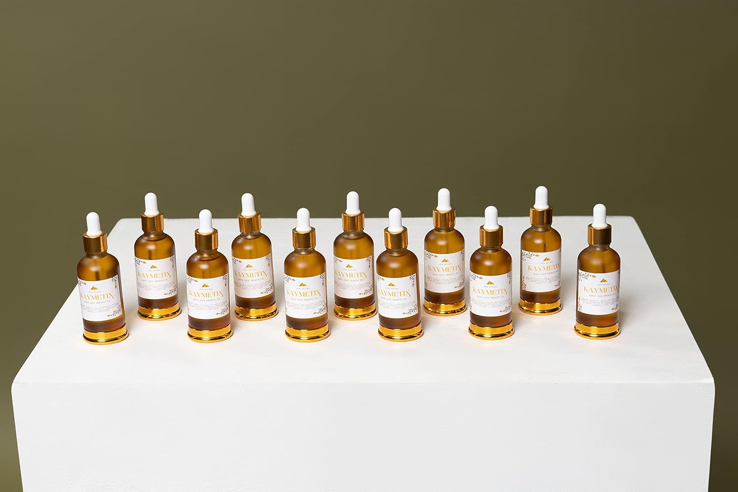 Rapid Hair Growth Oil (Mint, 50 ML), Gold, Brown, Bronze, 1.70 Fl Oz (Pack of 1)