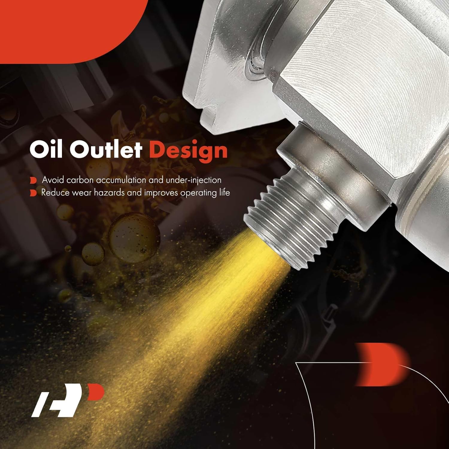 A-Premium Right High Pressure Fuel Pump Compatible with BMW X5, 550i GT xDrive, 750i/750Li xDrive, X6, 650i xDrive Gran Coupe, X7, M5, M6 Gran Coupe, Alpina B6 xDrive Gran Coupe, 2012-2019, 4.4L, GAS