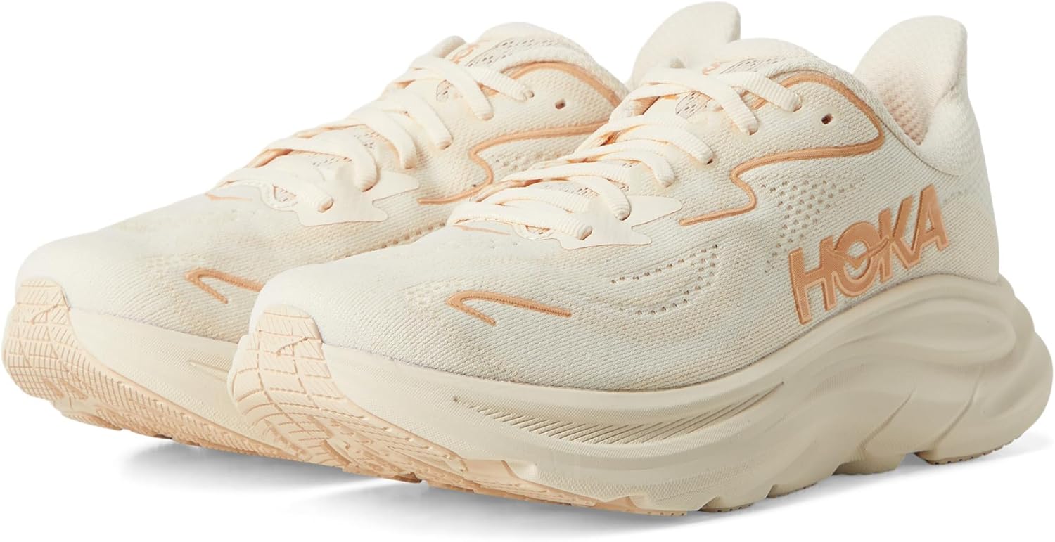 HOKA レディース クリフトン 10, バニラ/バーチ, 27.0 cm W