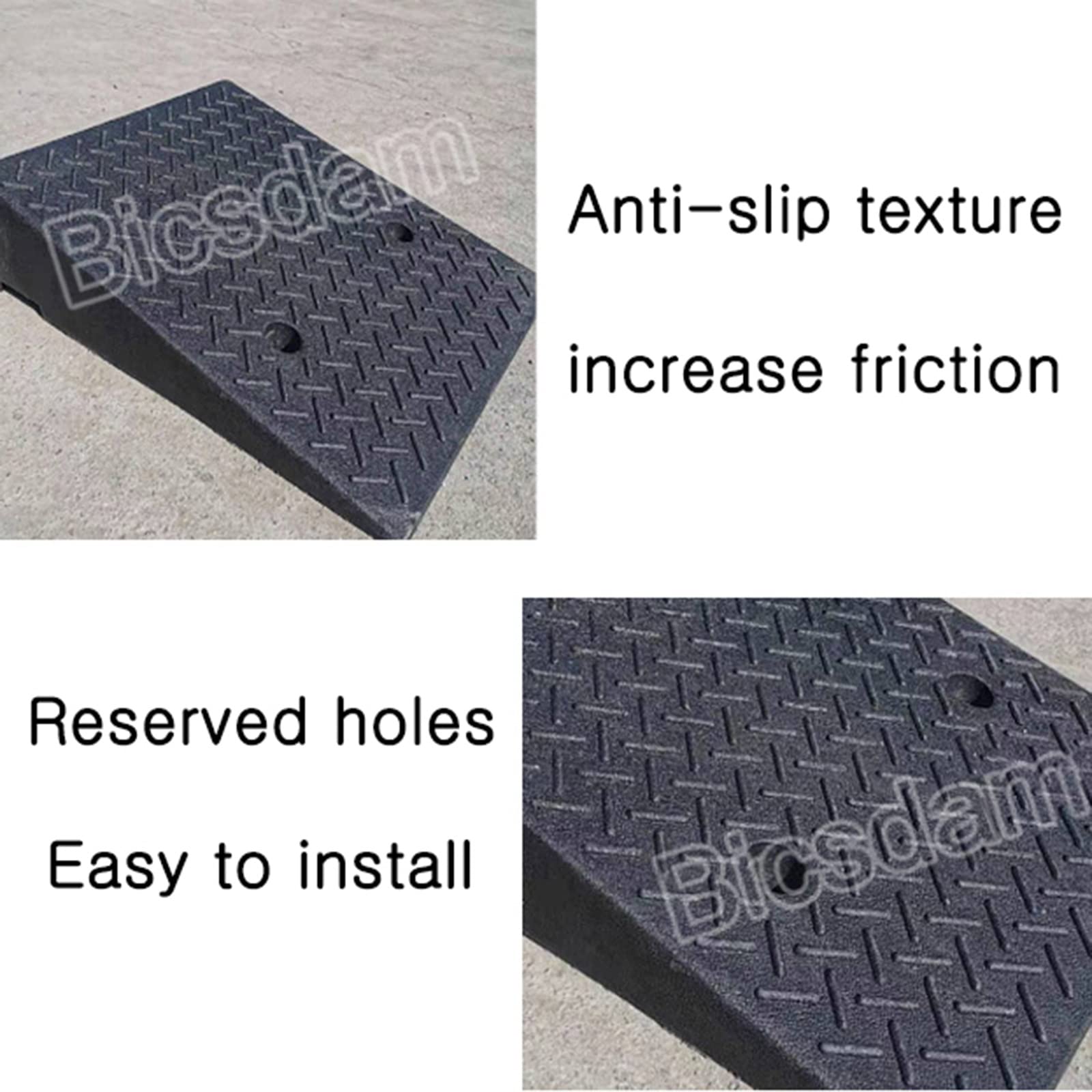 Goma Para Puertas Bepco Rampa Para Bordillos Inclinada En Ambos