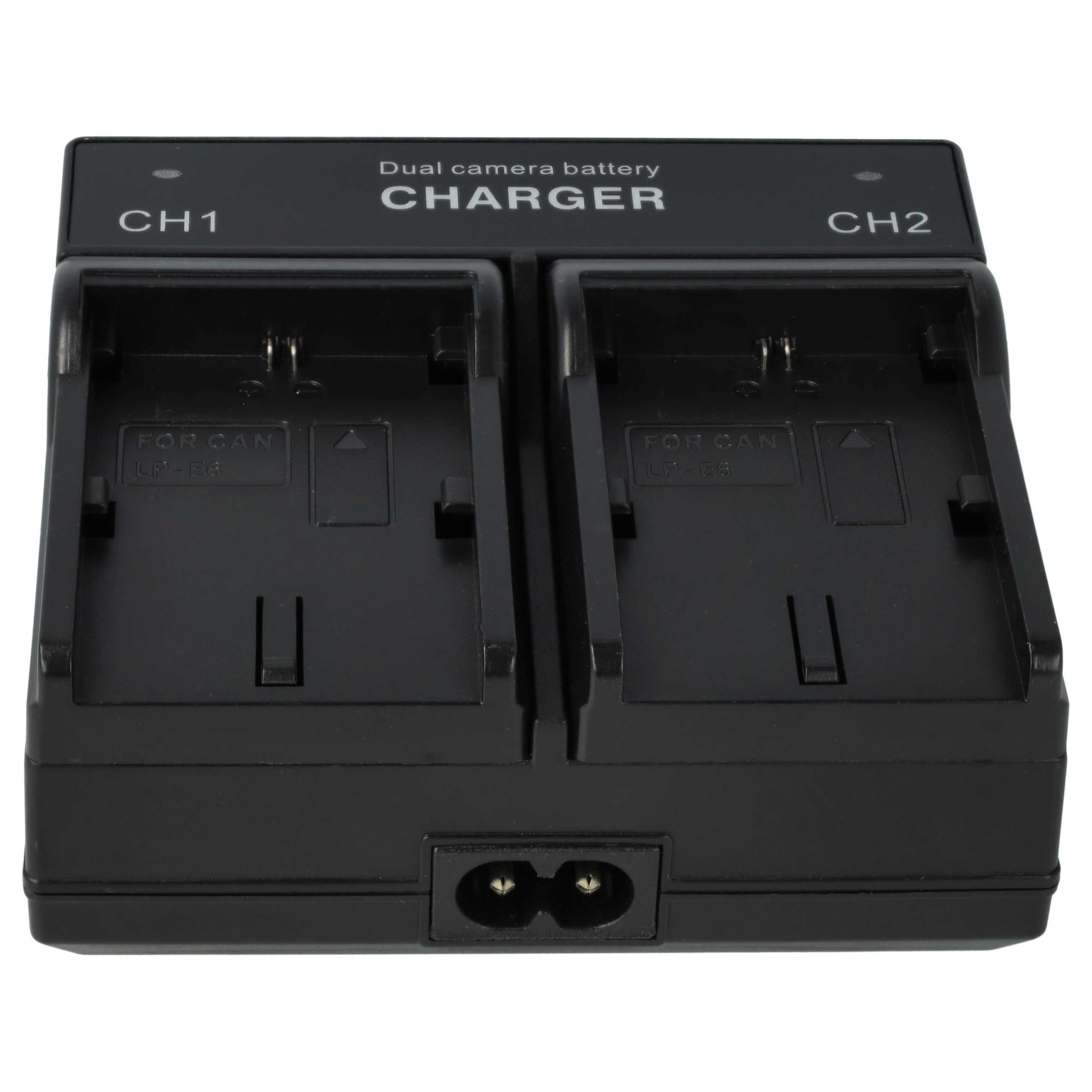 Caricabatterie USB Vhbw Per Forever SC-420 – Doppio Slot, 4,2 V, Con Cavo E Spia LED – Stazione Di Ricarica Per Fotocamera - 2