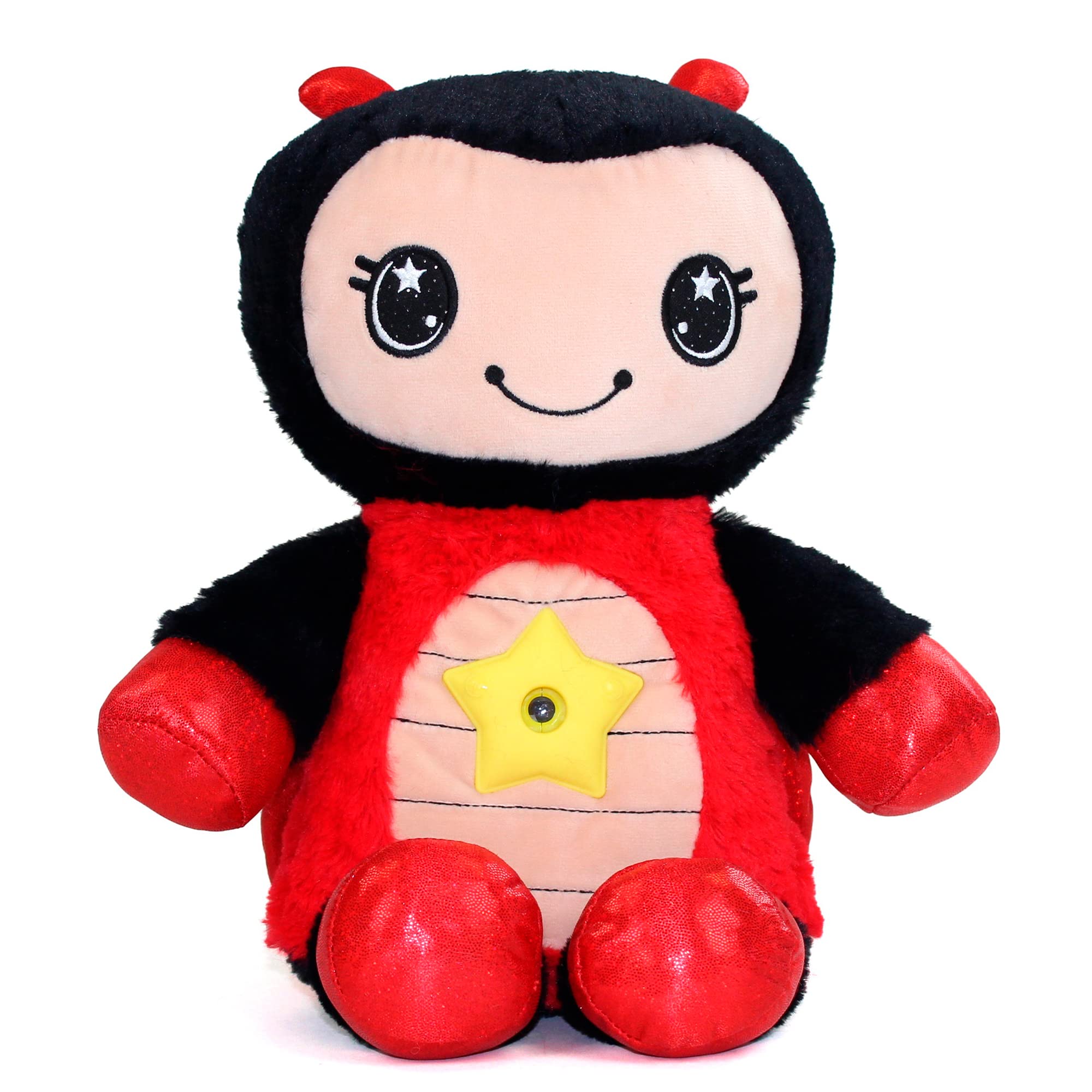 Buy ONTEL Star Belly Dream Lites, Stuffed Animal Night Light, Red