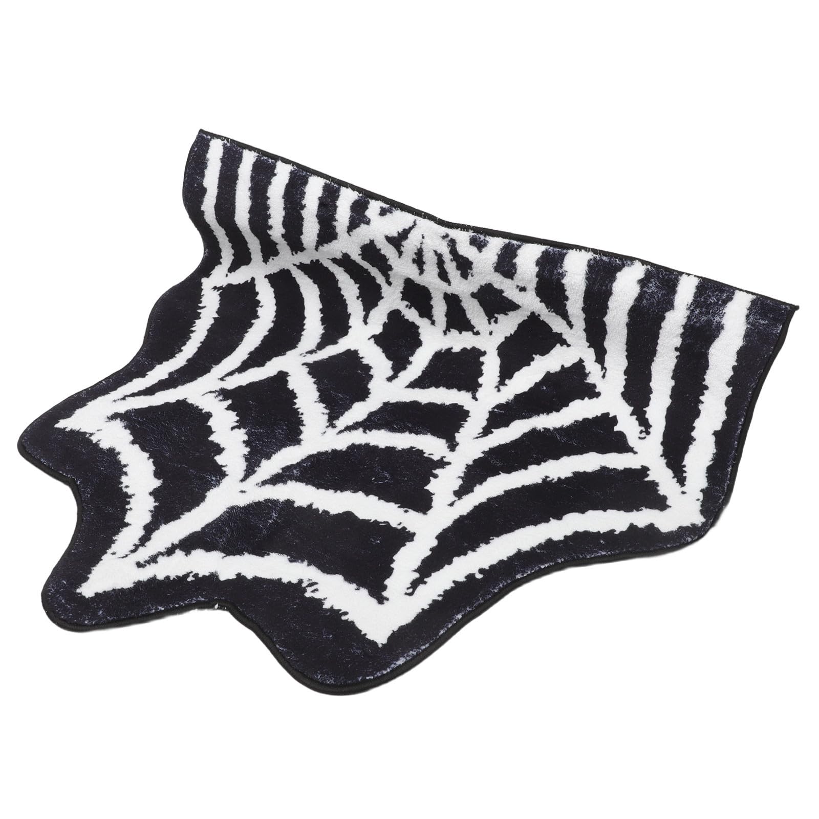 Alfombra de telaraña en imitación cachemira Toyvian con base antideslizante interior