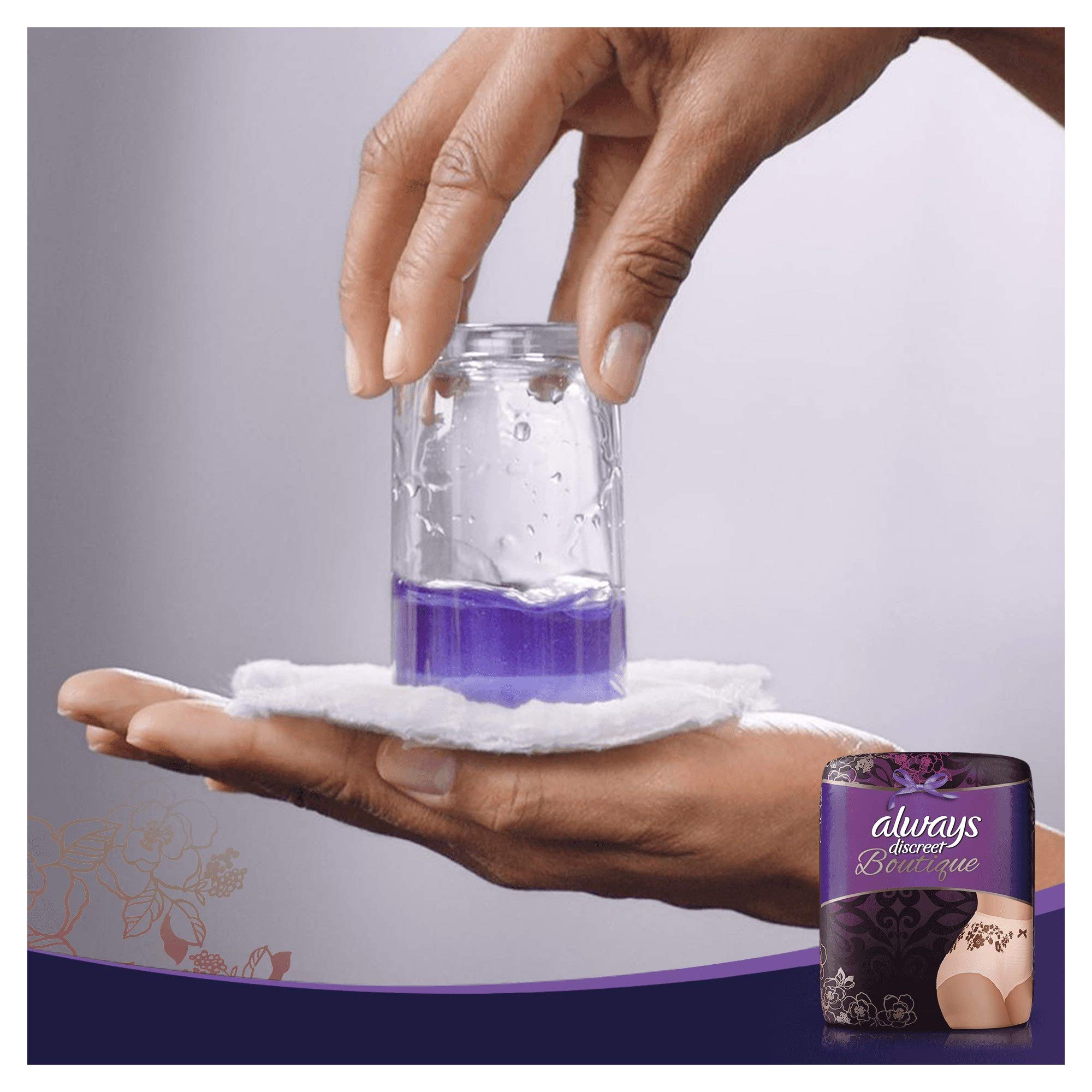 Always Discreet Set aus 8 Höschen für Blasenschwäche, Größe L, 4er-Packung