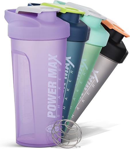 ASIAN Plastic Plastowares - Power Max Shaker | Leak-Proof Gym Shaker 750ML | BPA-Free | Sipper for Protein Shakes | Workou...