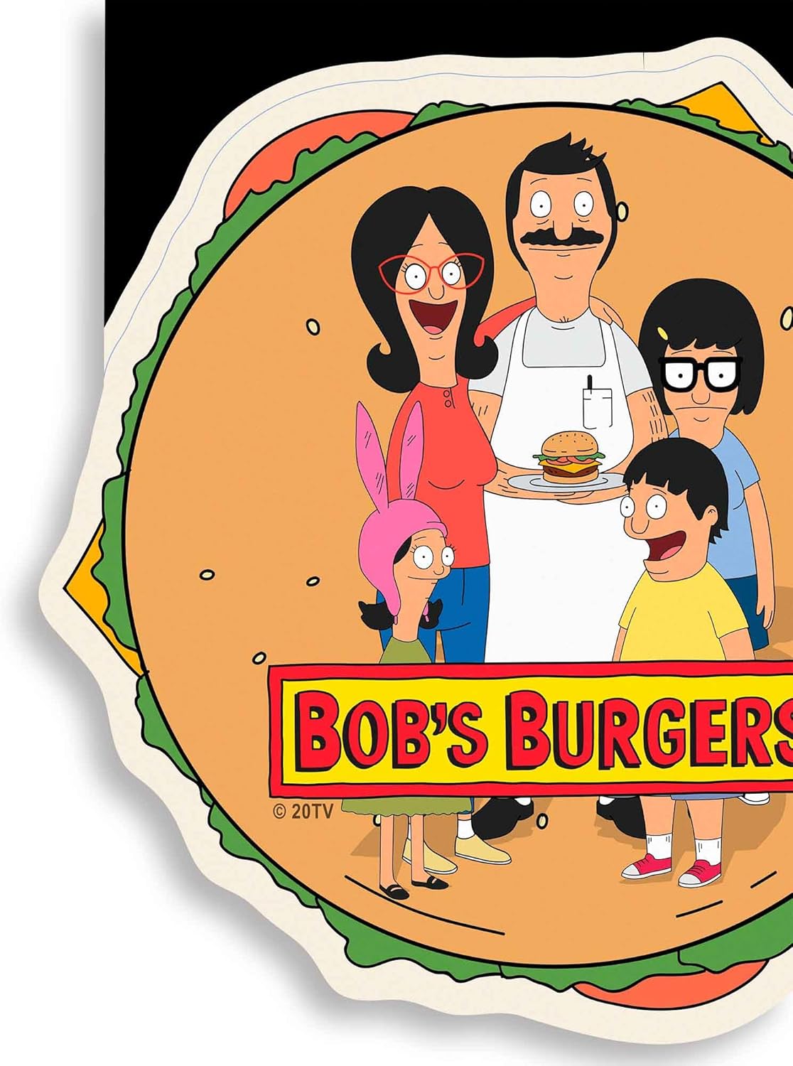 Bob’s Burgers Adhesive Vinyl Decal - Iconic Bob's Burgers Sticker Featuring The Belcher Family - Image 4