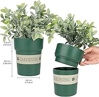 Vista 9 de Maceta con compartimento oculto seguro y secreto, ocultador de llaves secretas, oculta una caja fuerte secreta para llaves (negro 2)