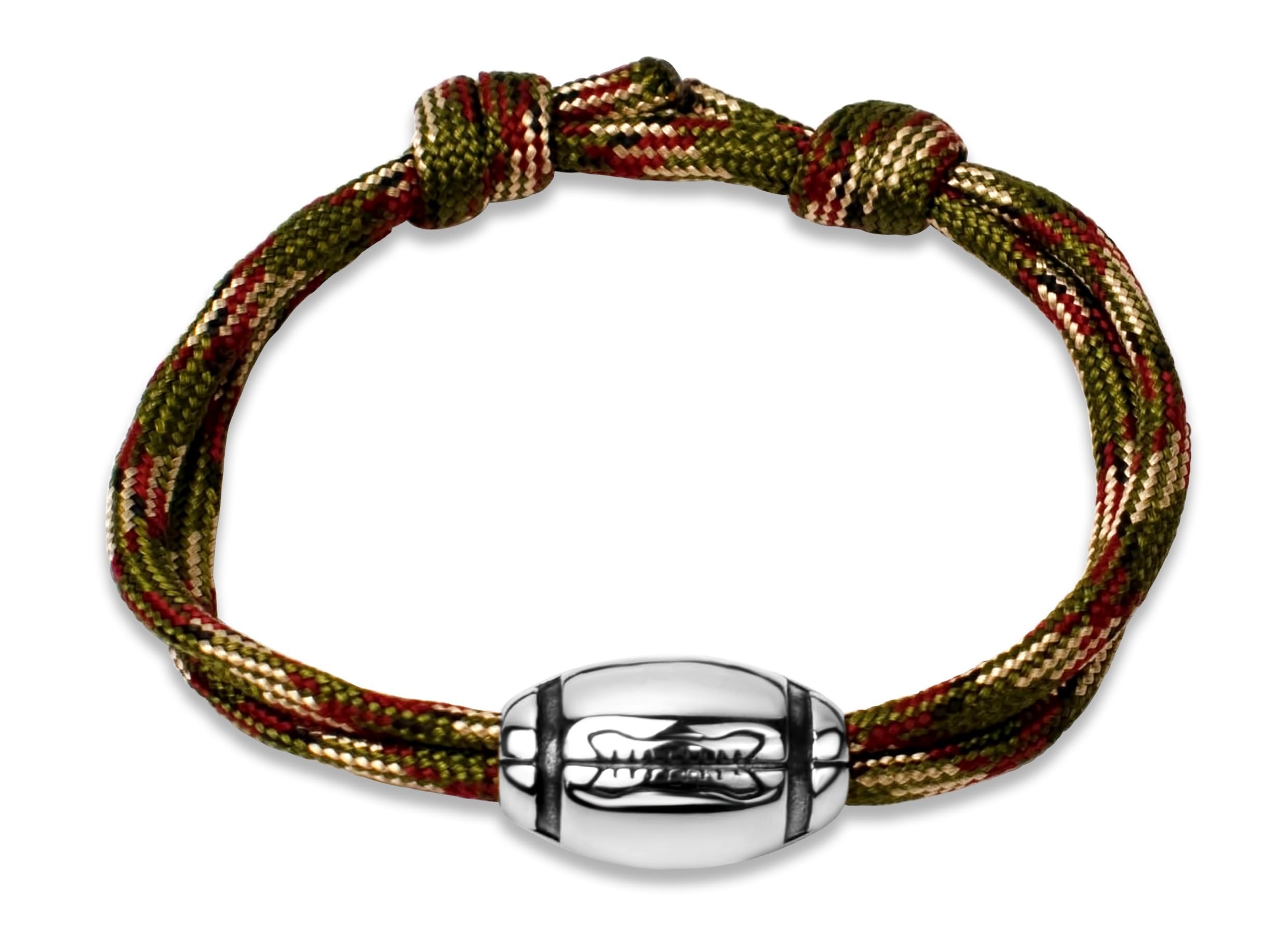 Ernestine - Bracelet rugby - taille ajustable, cadeau fête des pères papi - joueurs de rugby, avec breloque ballon de rugby - bracelet rugby XV de France pour hommes - cadeaux homme papi - rugbyman