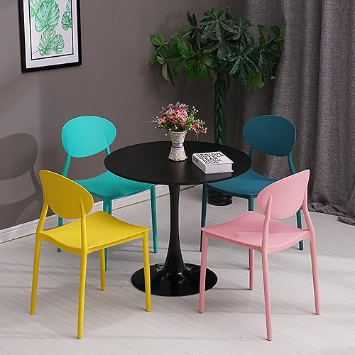 Miniatura 6 de Forsho Tulip Table - Juego de mesa de comedor redonda de 32 pulgadas para 4, mesa de comedor redonda moderna de mediados de siglo con base de