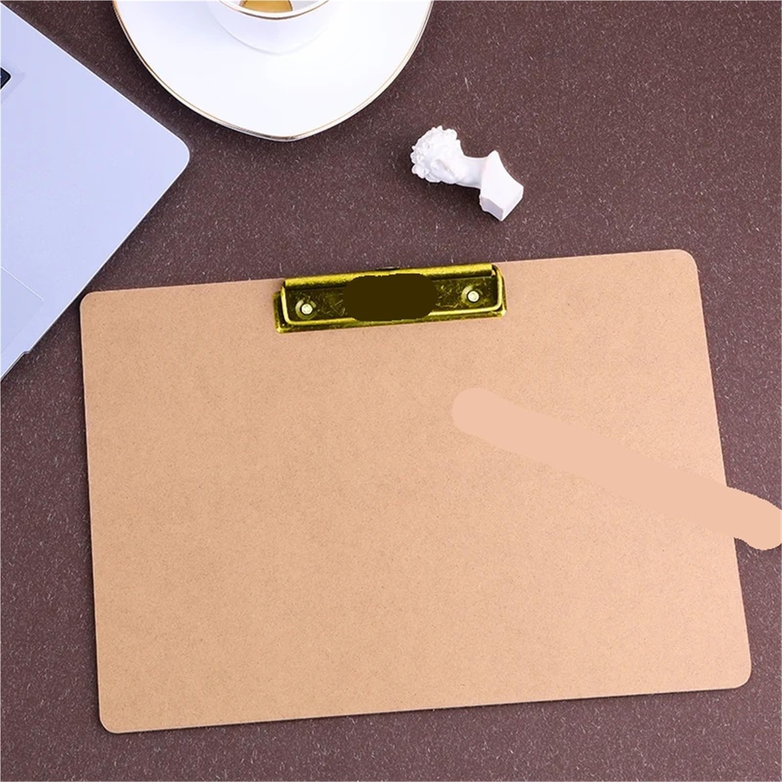 Portablocco Lavagna in fibra A4 Clip for cancelleria for scrittura for studenti 8K Carta for appunti A3 Forniture for ufficio per Scuola, Ufficio e Biblioteca(30x40cm8K-B)