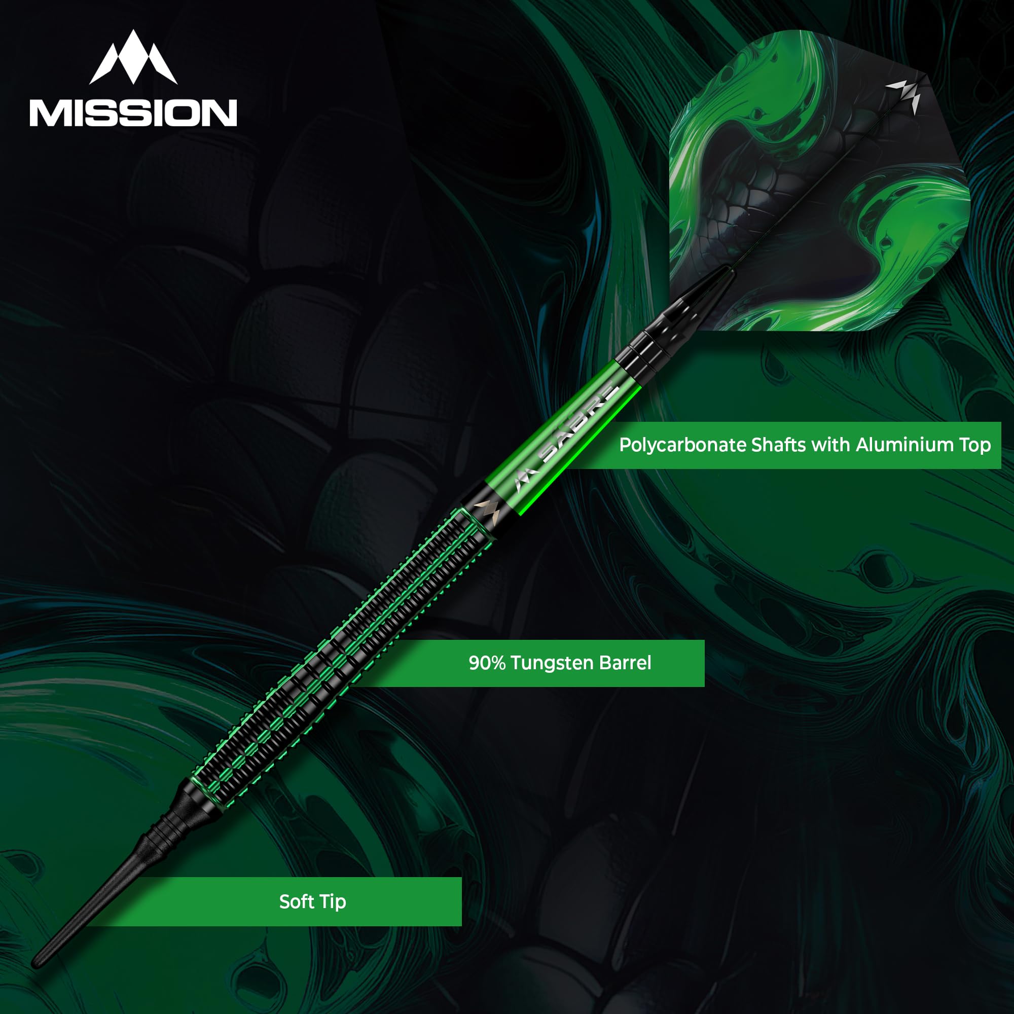 Mission Venom 90% Softdarts