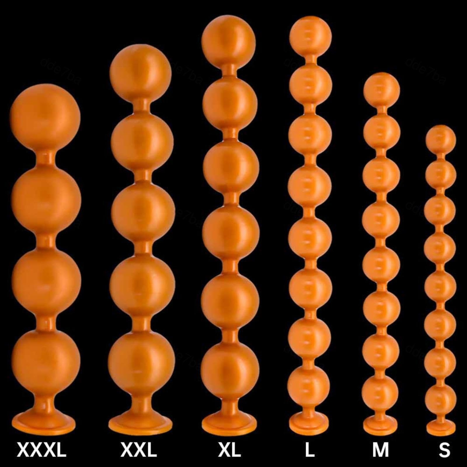 Fabriqué en Silicone, Facile à Porter,Gold-XL