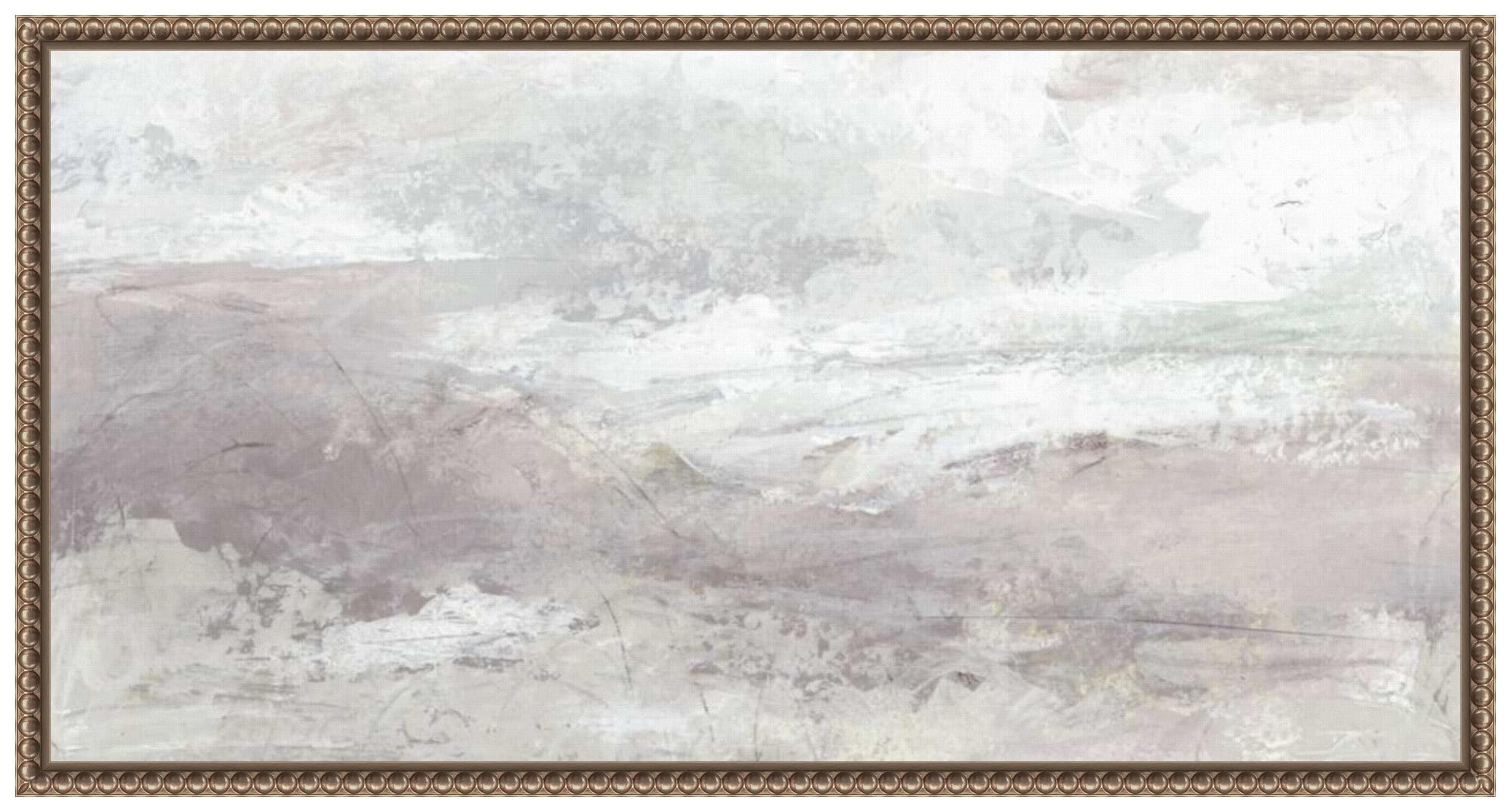 Amanti Art Framed Canvas Wall Art Print (27x14) Stormhold I by June Erica Vess Float Framed Canvas Art for Wall Decor, Living Room, Bedroom, Bathroom, Kitchen, Office or Business Artwork