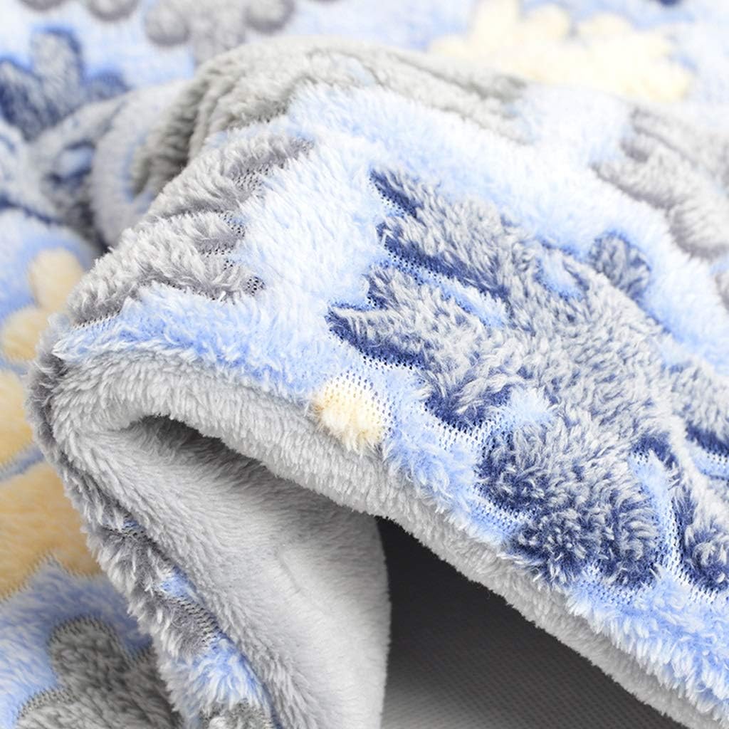 YYDS Pet Nest Pet Cotton Pad Cat Kennel Cat Blanket Dog Mat Nest Pad Cover Dog Blanket Cotton Pad 38 * 55cm Pet Beds (Color : Blue)