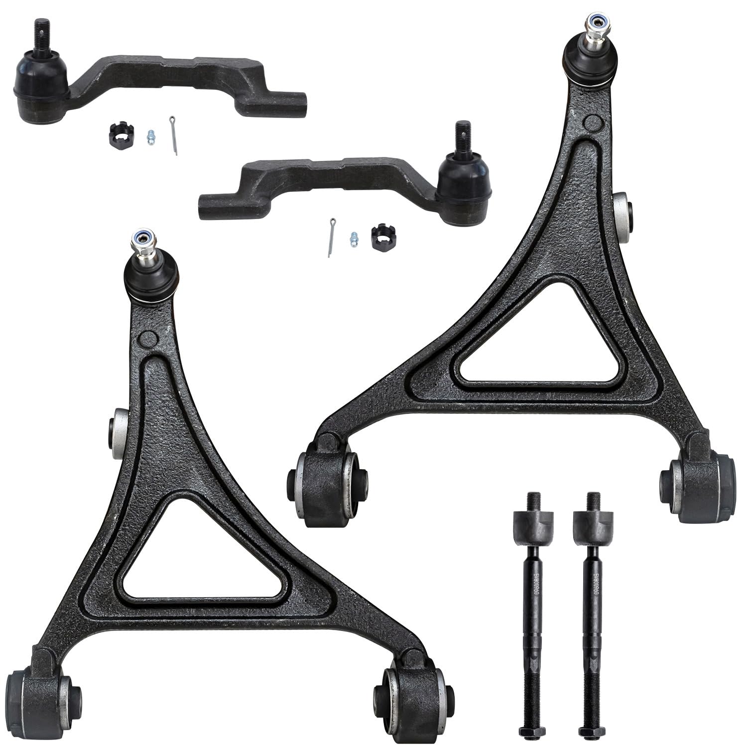 Detroit Axle - 6pc Front End Control Arms Kit for 12-14 Chrysler 300, 12-23