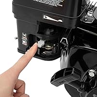 Vista 8 de Motor de gas de 4 tiempos de 212 cc, 7.5 HP, motor de gas de 3600 RPM con refrigeración por aire forzado, motor de arranque eléctrico de 4 tiempos