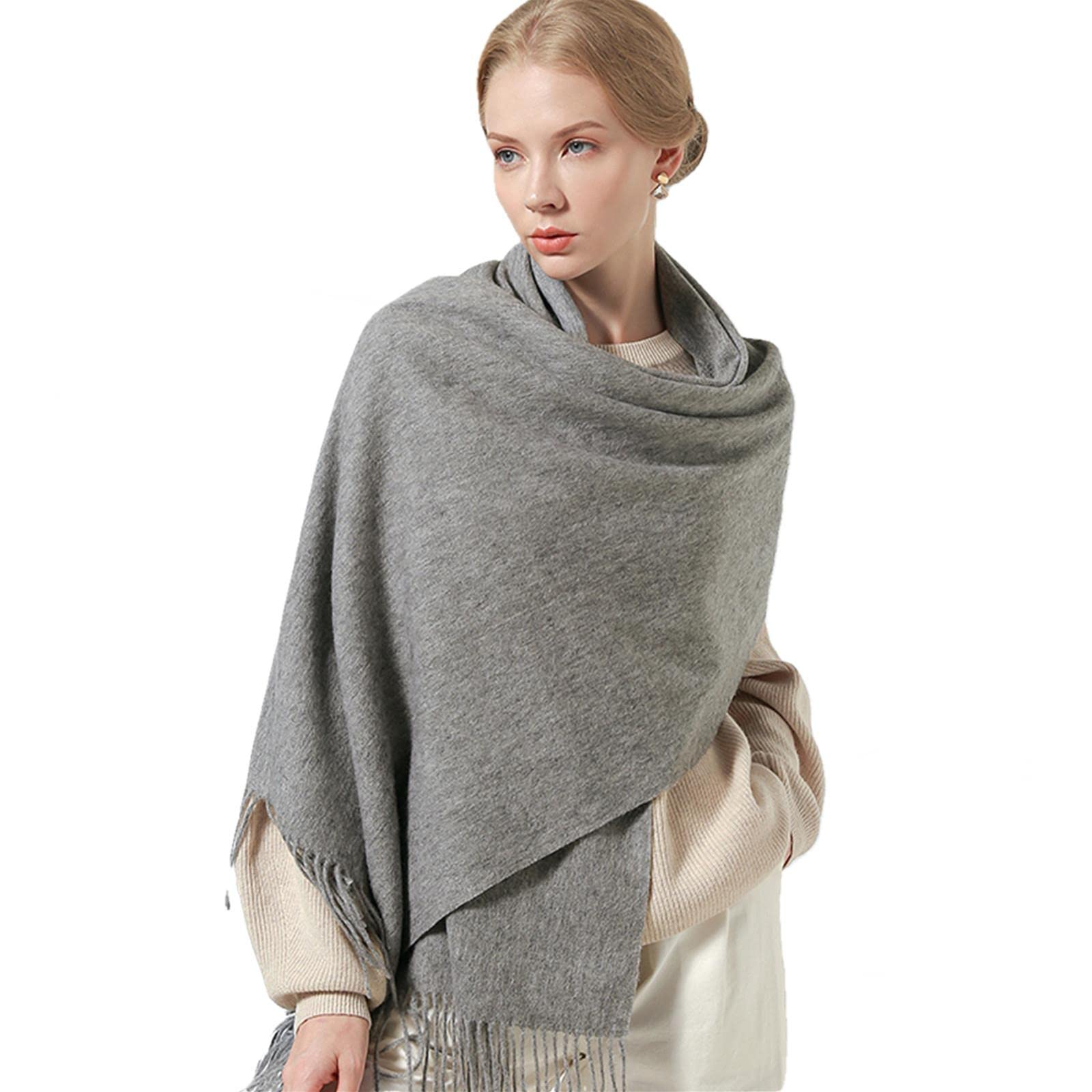 UKKO Sciarpa Sciarpa di Lana Donna Scialli Caldi Scialli Invernali Sciarpe in Lana Cashmere