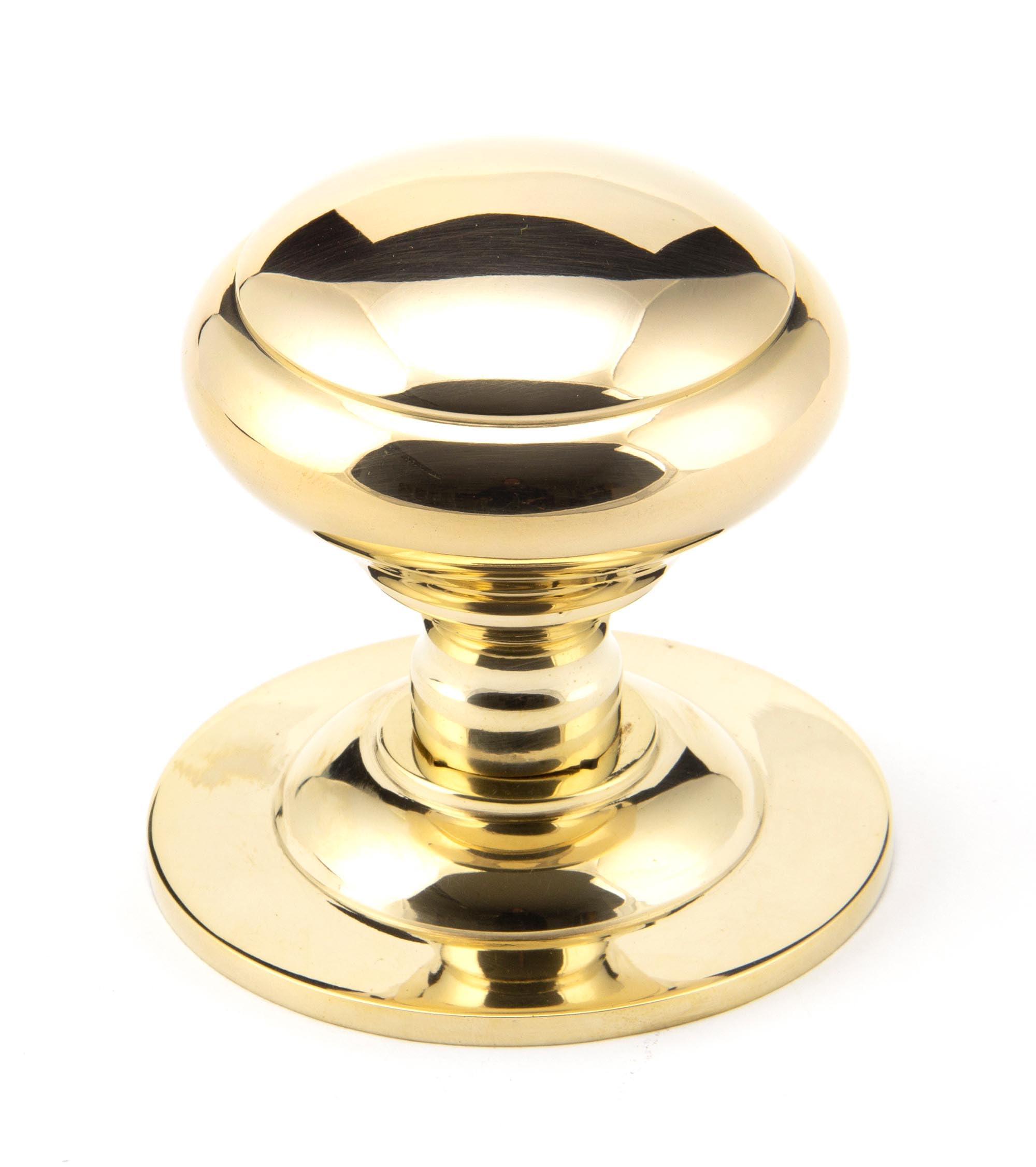 From The Anvil - Centre Door Knob - Brass - Gold