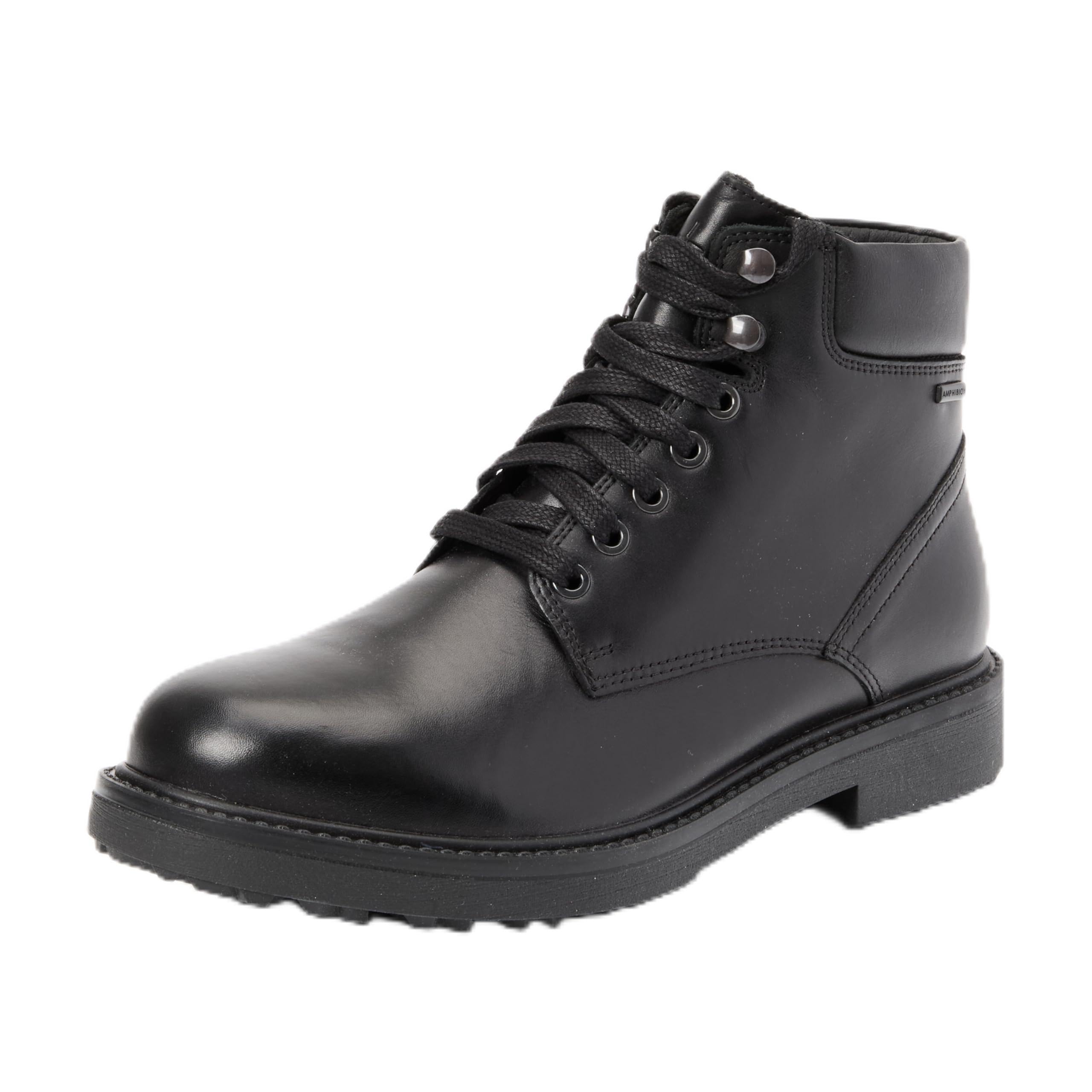 Geox Hombre Negro Bota Para U Lagorai + Grip B A Ankle Boot, 41 Eu