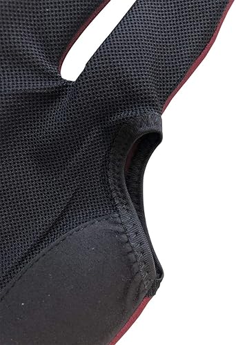 Miniatura 9 de Guante de palo de piscina con 3 dedos de corte Champion Cut 2019, depredador de mano izquierda (azul, vino, negro) (vino y negro, grande)