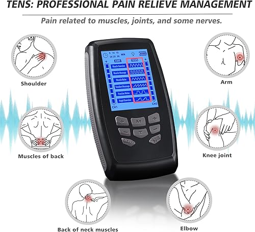 Miniatura 6 de TENS Unidad Estimulador Muscular y Ejercicio Muscular del Suelo Pélvico EMS. Impulsos multifuncionales para aliviar el dolor para entrenamiento
