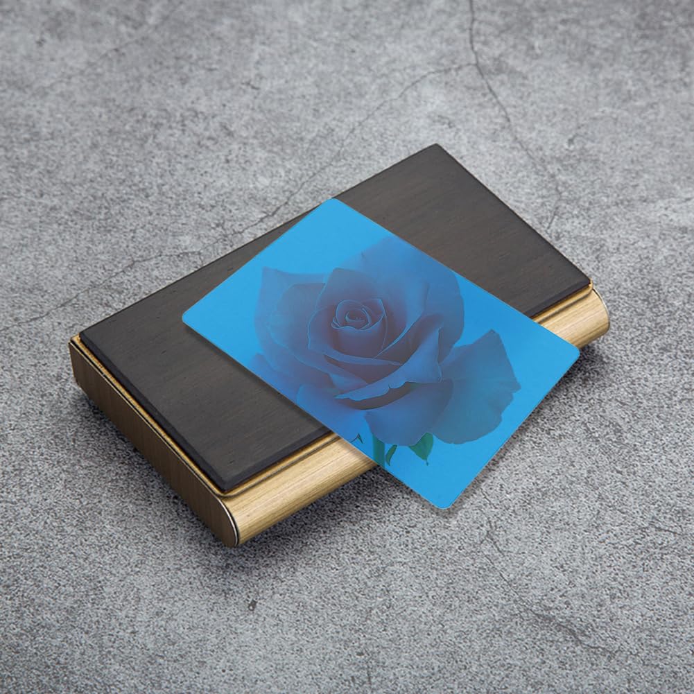 Cartes De Visite En Métal Joyzan - Aluminium Gravable Laser - Cartes Professionnelles Vierges - Cadeau Bureau élégant