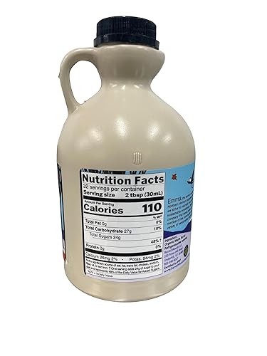 Miniatura 4 de Barred Woods - Jarabe de arce de Vermont 100% puro, orgánico, grado B (ahora conocido como grado A oscuro robusto), jarra de plástico de un cuarto