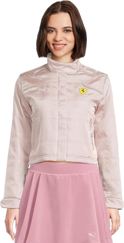 campera de carreras Scuderia Ferrari Premium para mujer Ropa deportiva informal - Negro