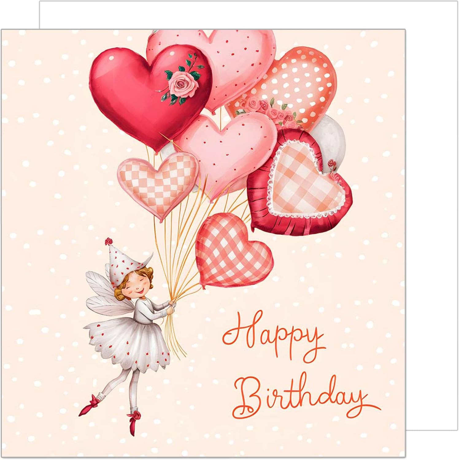 Edition Seidel Carte D'anniversaire Carrée Preiu Avec Enveloppe. Carte D'anniversaire Joyeux