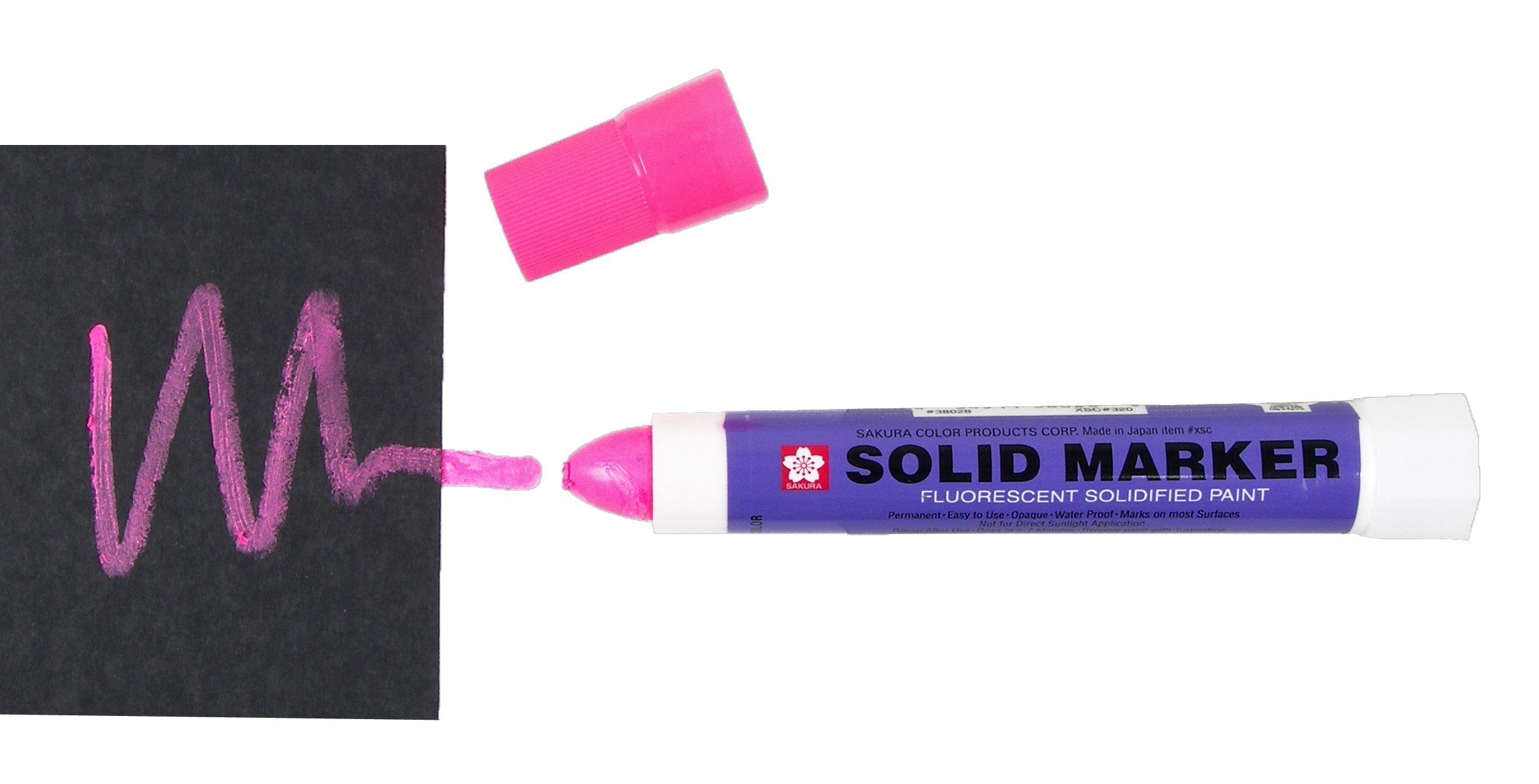 Sakura Solid Paint Marker for High Temperature (Fluorescent Pink) 1