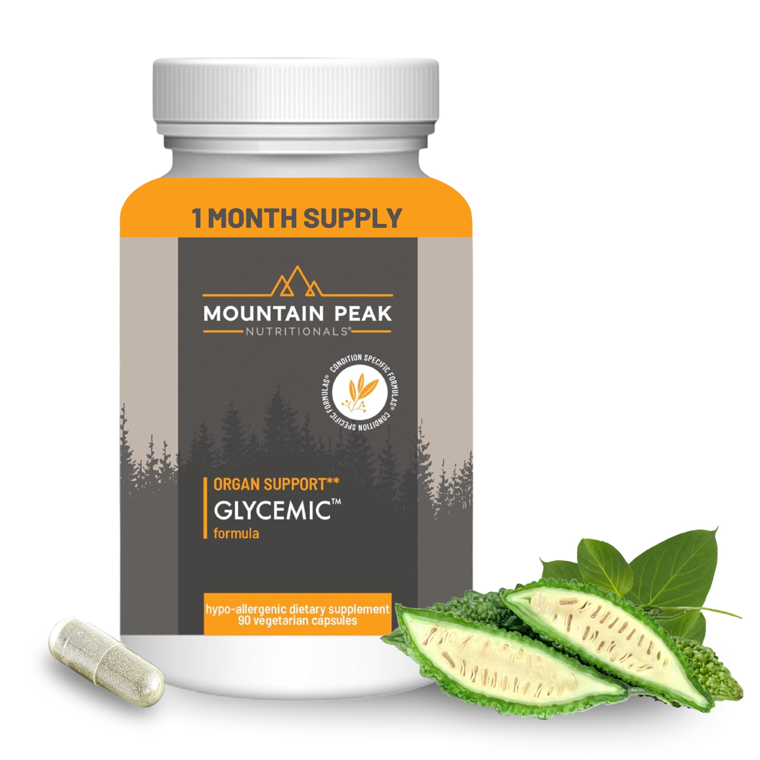 Mountain Peak Nutritionals Glycemic Formula Metabolic Support 90ct 90 Count (Pack of 1)