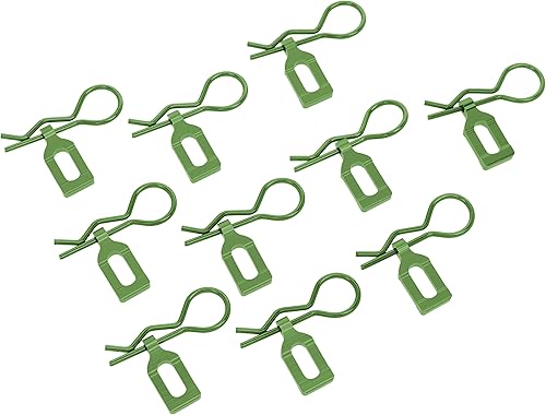 Miniatura 3 de DKKY DKKY Racing 8 clips de cuerpo de aluminio con pestañas, hebilla de carcasa de cuerpo, pasadores R, clips R para trineo ARRMA Mojave Limitless