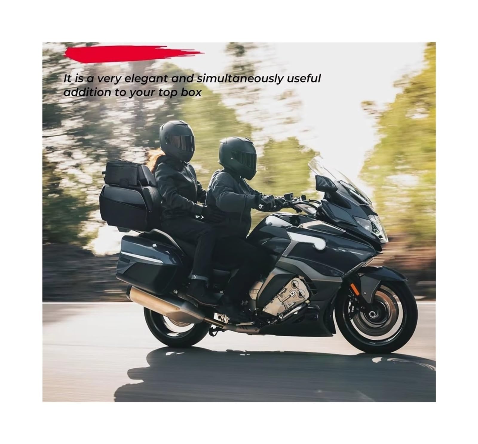 Portapacchi Moto Per BMW K1600 GT GTL 2011-2016 Supporto Baule Moto Borsa Portaoggetti Portapacchi Posteriore(A Silver set)
