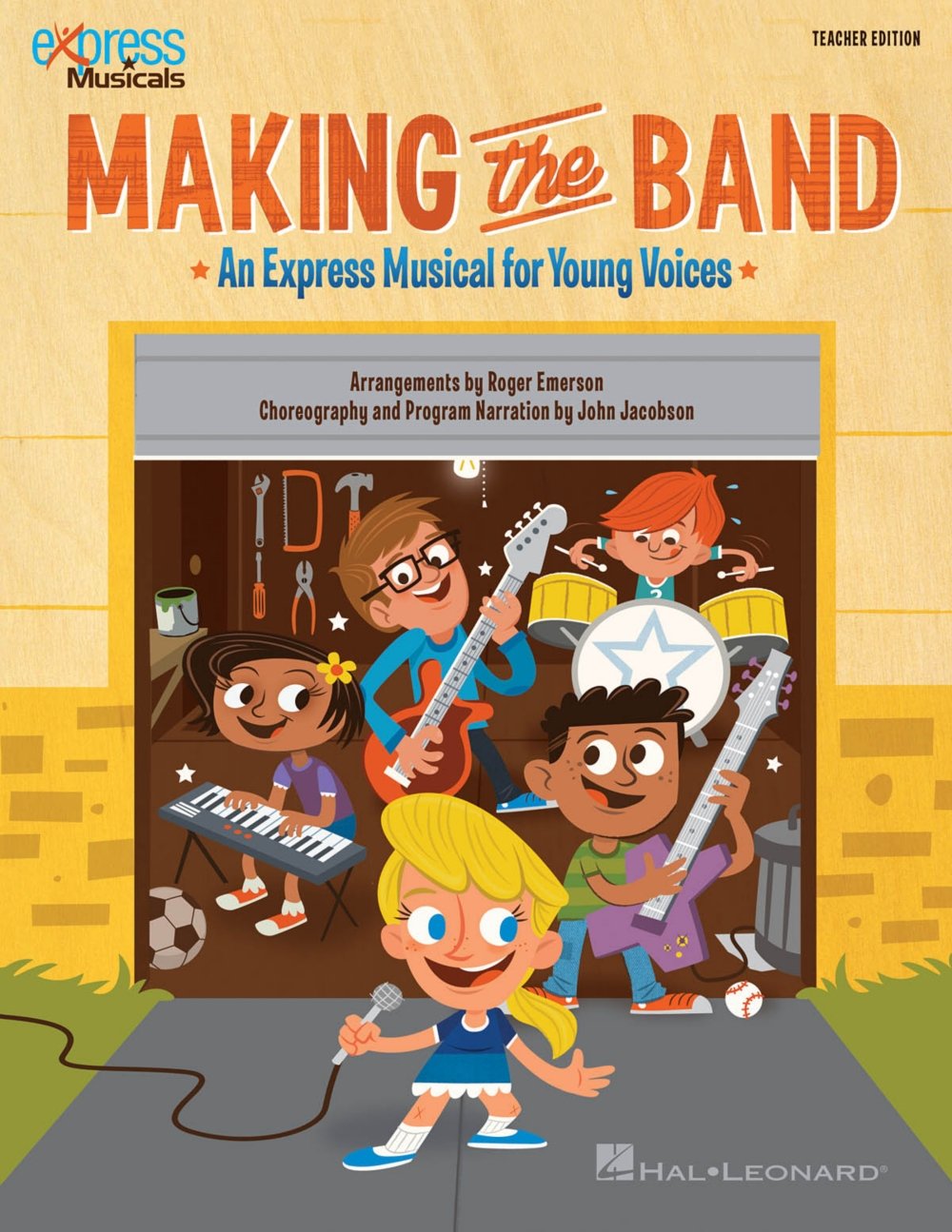 Hal Leonard Making the Band (Express Musical for Young Voices) singer 20 pak Arranged by Roger Emerson