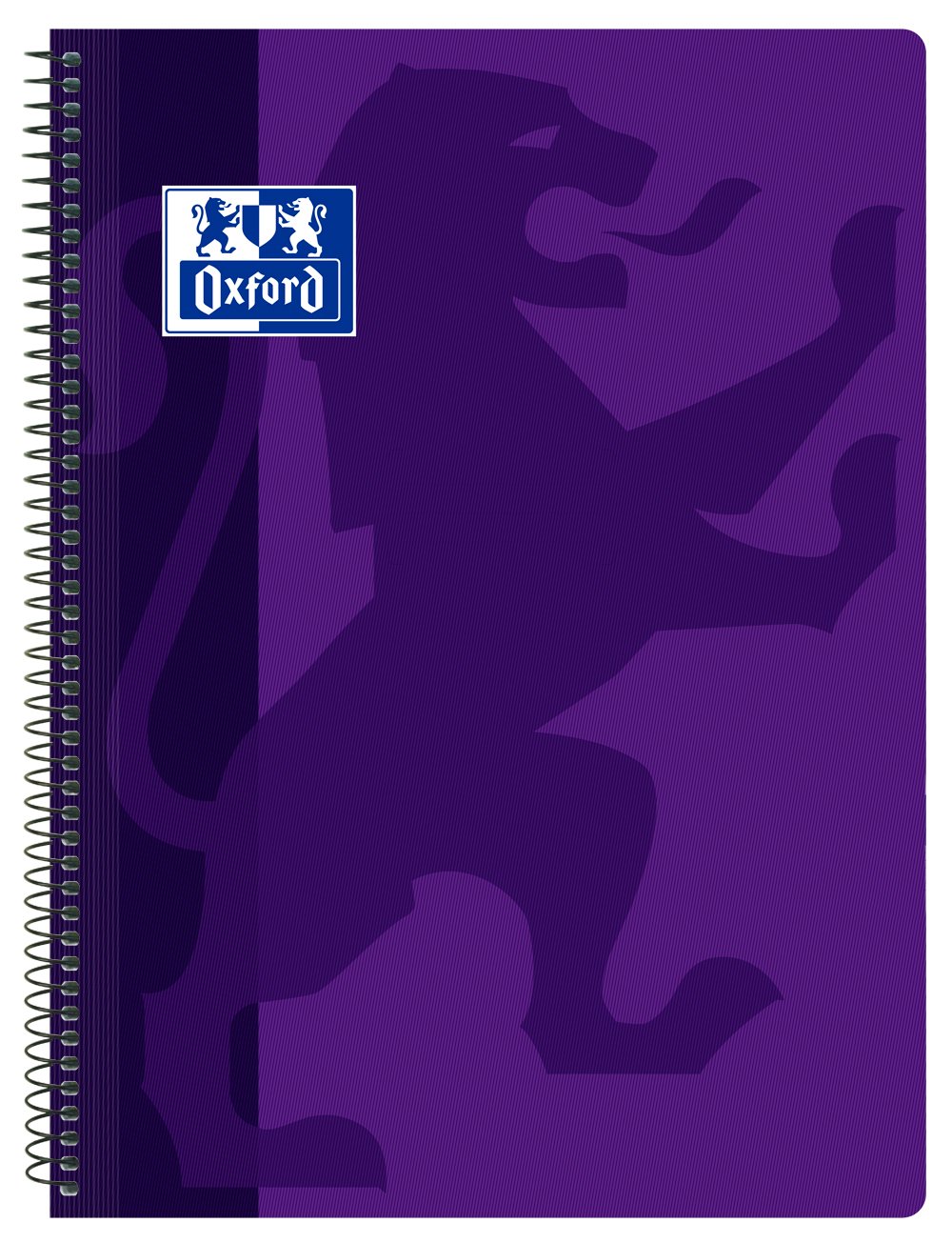 Oxford, Cuaderno A4 (Folio), cuadrícula 4x4, tapa plástico, color violeta