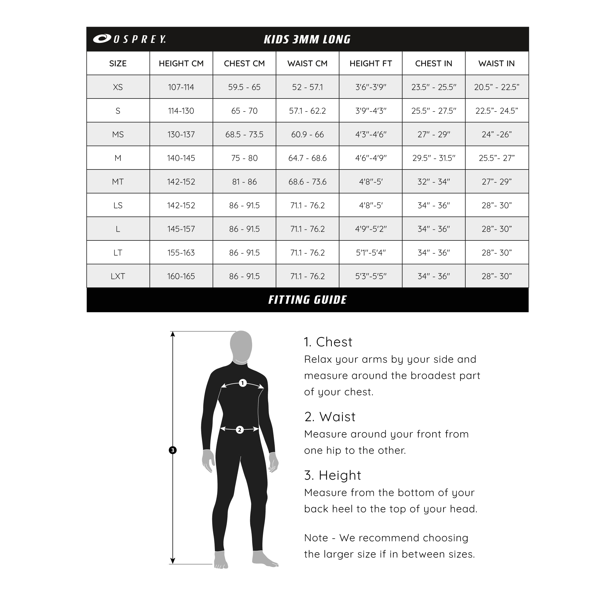 Osprey - Muta Estiva da Bambino, Lunghezza 3 mm, in Neoprene, per Surf, Bodyboarding, Zero, Verde