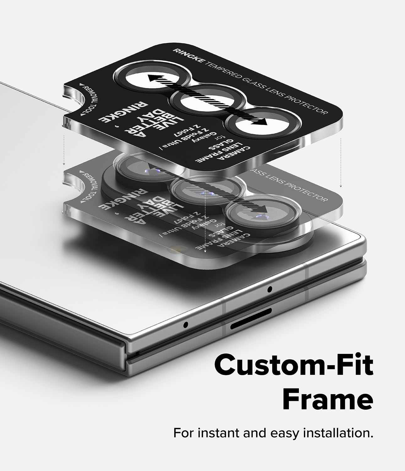 Ringke Funda y Protector Cámara para Galaxy Z Fold 8 Ultra