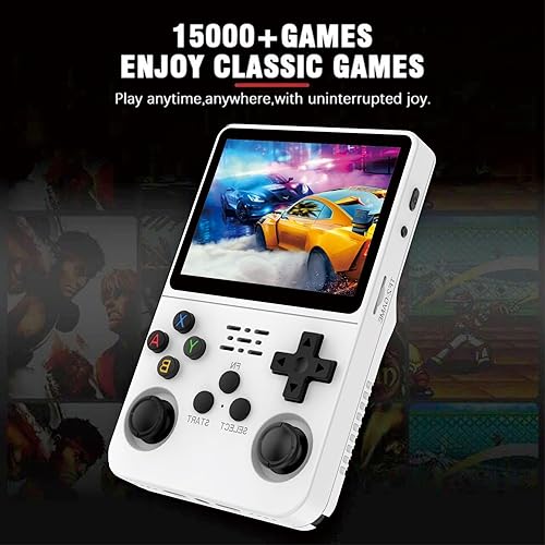 Miniatura 4 de Ugonetend R36S 64GB Retro Game Console with 15,000+ Games, 3.5-Inch Screen, Supports 13+ Emulators  Portable Handheld for Classic Gaming (purple)
