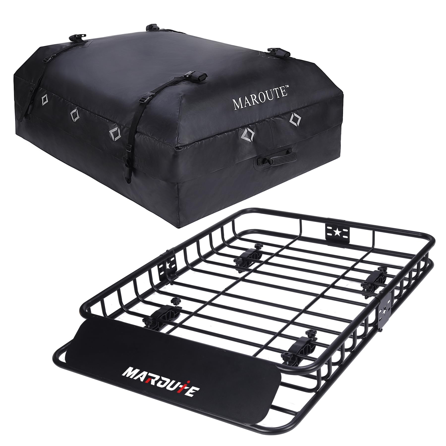 Gaomon Roof Rack, 51 x 36 Inch Rooftop Cargo Carrier, 200LBS Weight Capacity Heavy Duty Roof Rack Basket for SUV and Pick (Cargo Rack with Cargo Bag)