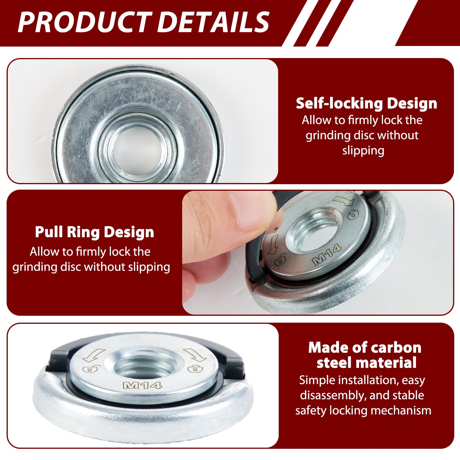 M14 Quick Clamping Nuts - Image 3