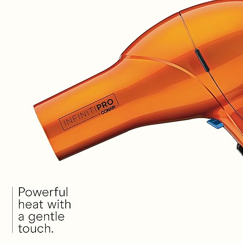 Miniatura 4 de Infiniti PRO CONAIR Hair Dryer with Diffuser, Professional AC Motor, Tourmaline Ceramic Technology Blow Dryer, Includes Concentrator and Blowout Aqua