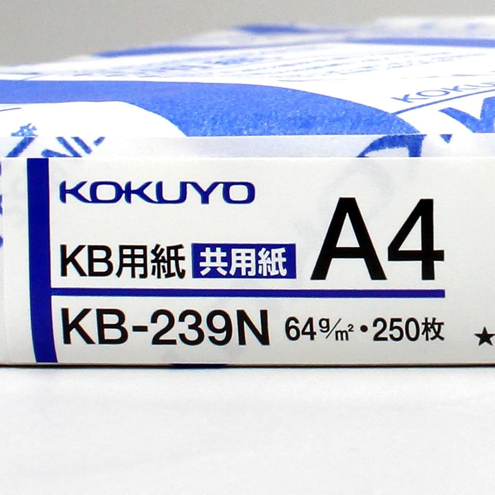Amazon | コクヨ(KOKUYO) PPC用紙 共用紙 FSC認証 64G A4 250枚 KB
