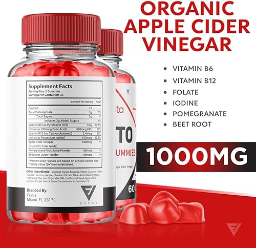 Miniatura 5 de Gomitas Vista Keto ACV, Vista Keto ACV Gummies pérdida de peso avanzada, gomitas cetogénicas Vista Keto más vinagre de sidra de manzana, Keto Vista