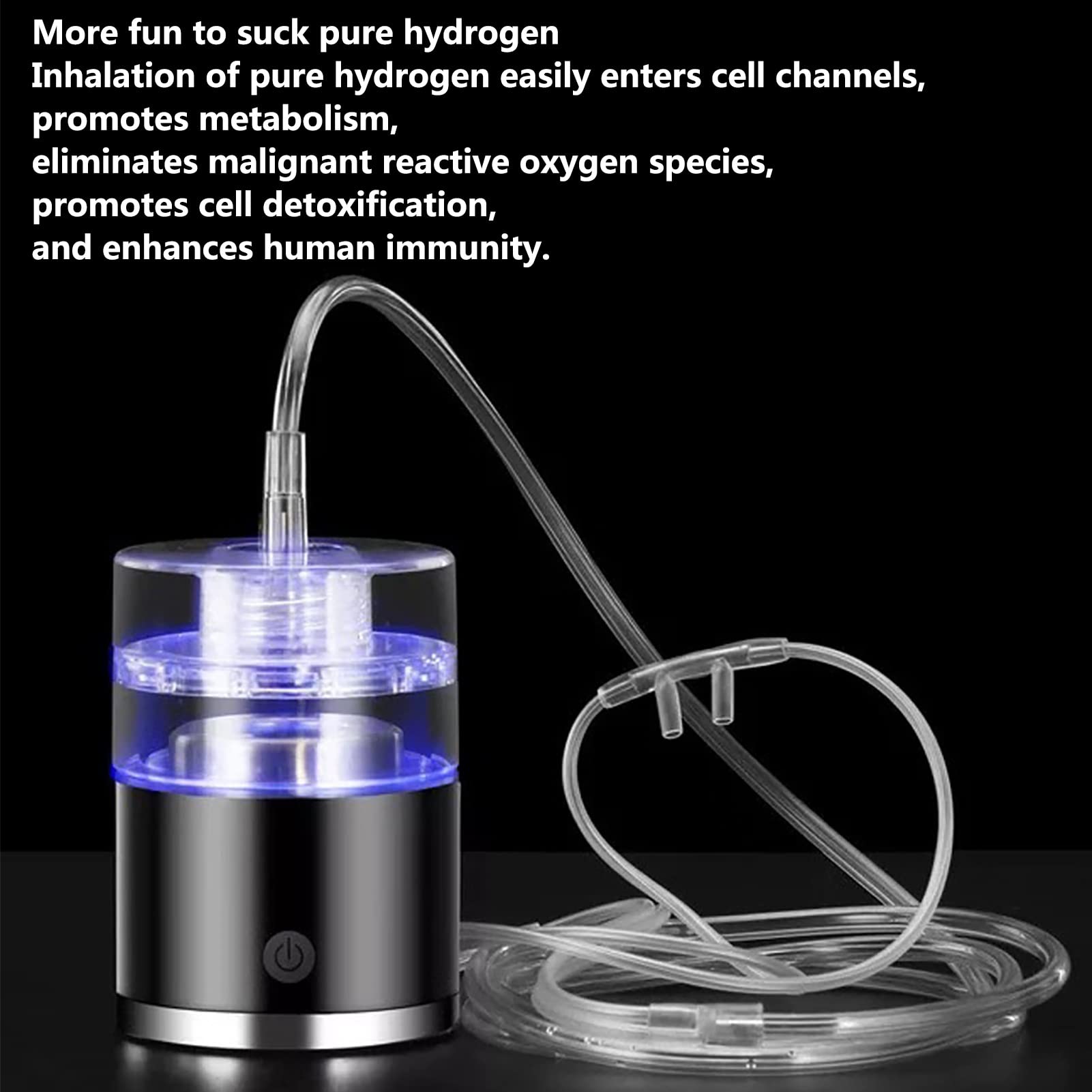 Générateur d'eau, Bouteille d'eau alcaline hydrogène Générateur d'eau ionisée hydrogène avec Technologie SPE et PEM 3 Minutes pour Produire Une teneur hydrogène 1200 1600 PPB avec inhalateur et ada