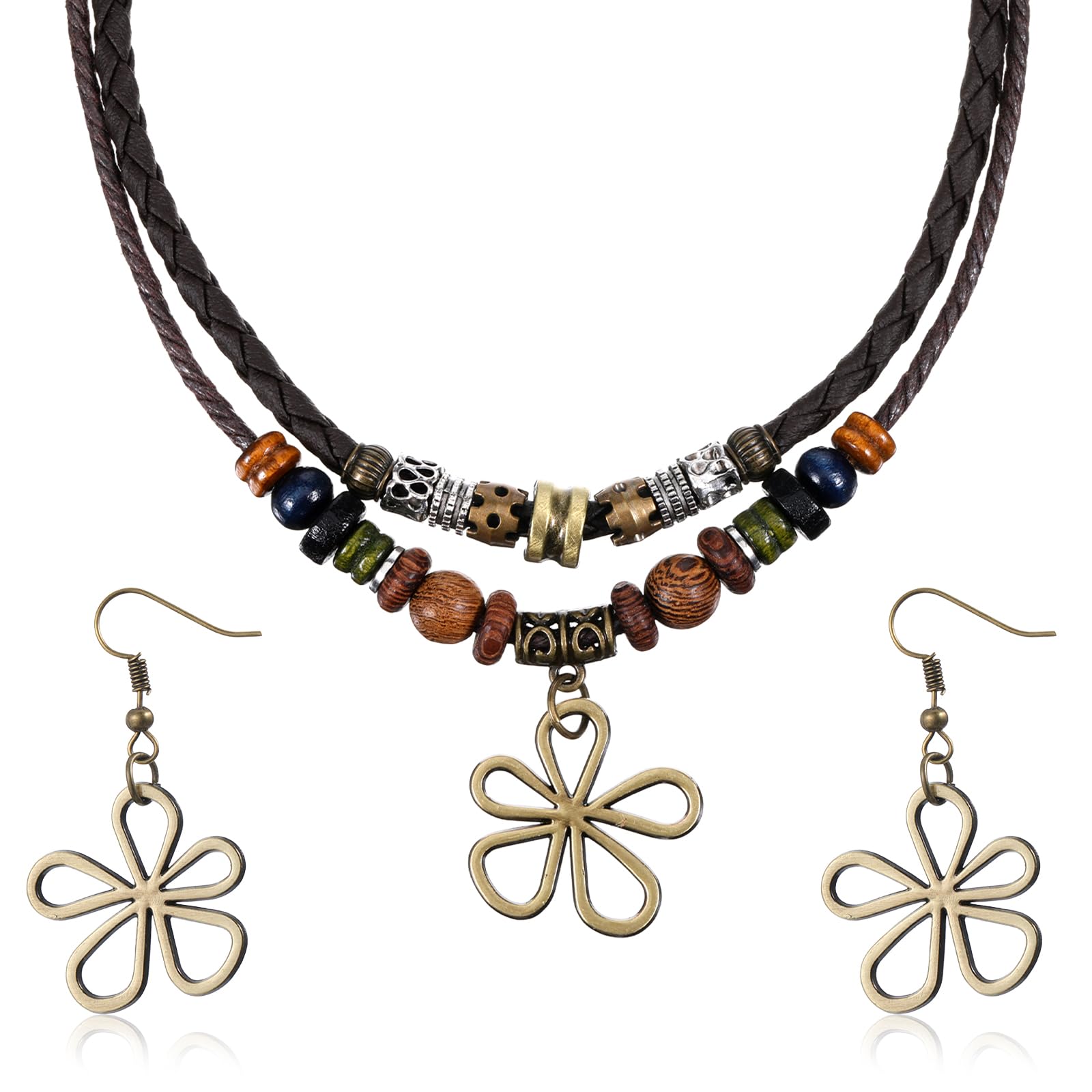 Vintage Boho ketting | Boheemse sieraden uit de jaren 80 en 90
