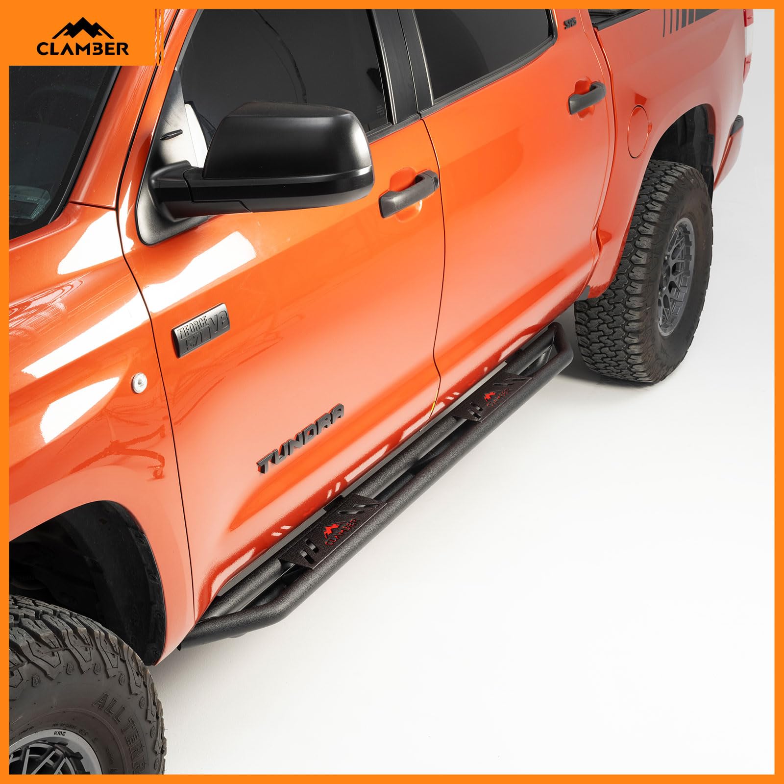 Clamber Running Board for 2007-2021 Toyota Tundra CrewMax with 4