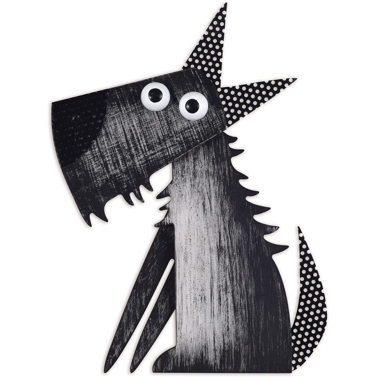 Terrier Wall W/Easel Multi Color Handmade