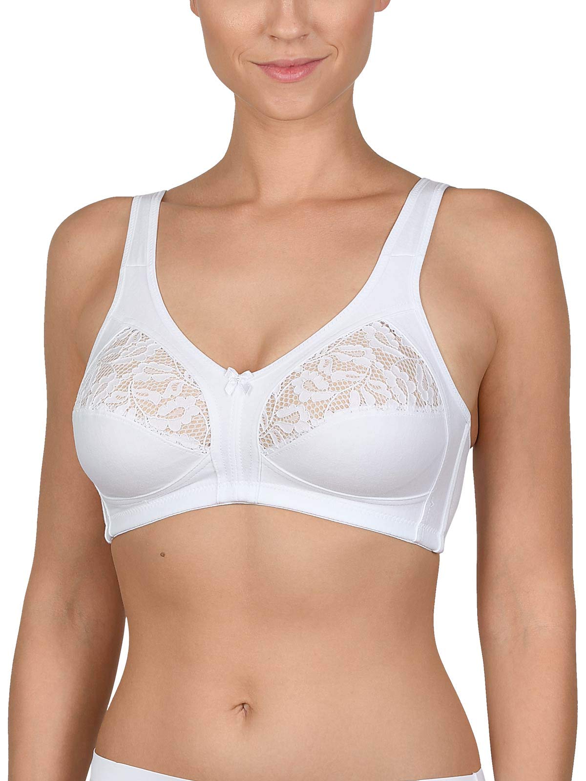 Naturana Women's 5346 Non-Wired Wireless Bra, Beige (Beige 300), 38D (Manufacturer Size: 85D)